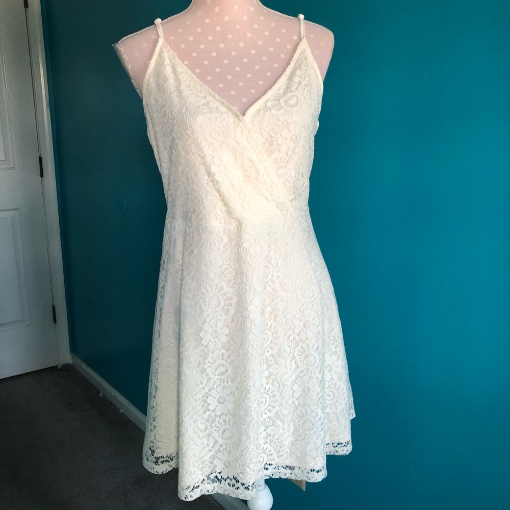 Mossimo white lace dress